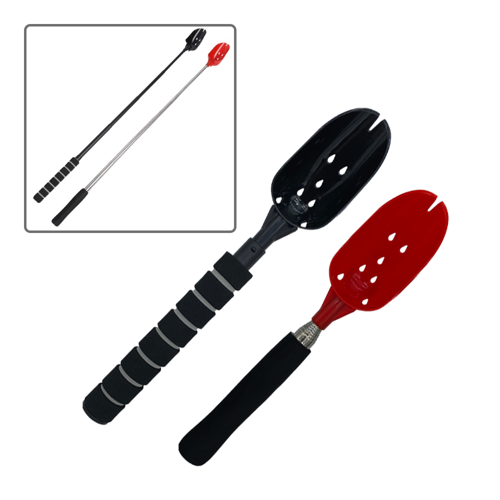 Fishing Bait Throwing Spoons Nesting Device Retractable Can Head Fish Bait Casting Scoop Long Throw Fixed Point Fishing Gear