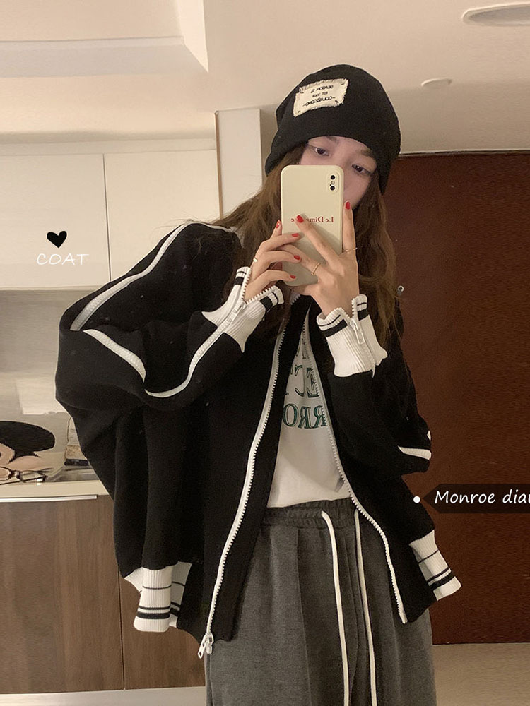Hoip Jeeky Korean Sports Jacket Women Spring Autumn Fitness Exercise Loose Vintage Coats Windproof Breathable All-match