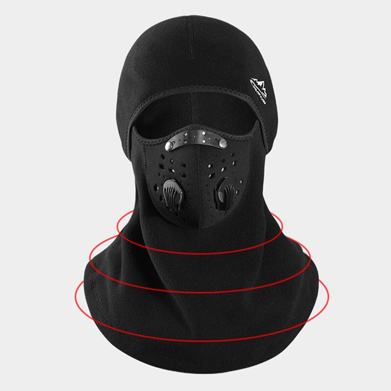 Vindtät vinter balaclava skidor cykling snowboard balaclava cykel man skid mask andas fleece termisk varm fiske skid hatt