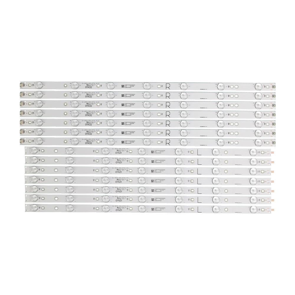 Led Backlight Strip 14Lamp Voor Phil Ips 55 "Tv 55PFF5701/T3 LB55072 55PUS6501/12 TPT550U2 Eqlsh a.g GJ-2K16-550-D714-V4-L TPT550J1