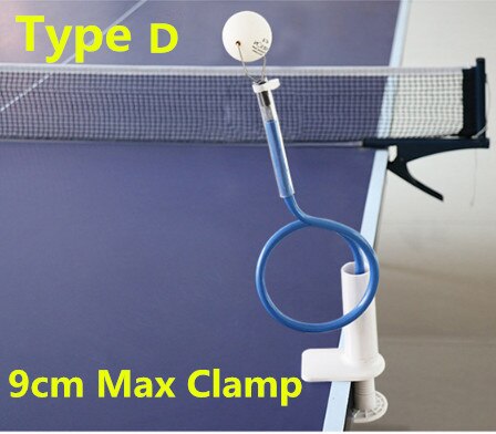 Huieson Table Tennis Robot - Clamp Type - Quick Rebound - Training Machine for Stroking & Step Movement: Type D