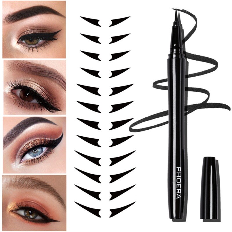 Precise Liquid Eyeliner+Wingtip Sticker Kit,Eyeliner Sticker For The