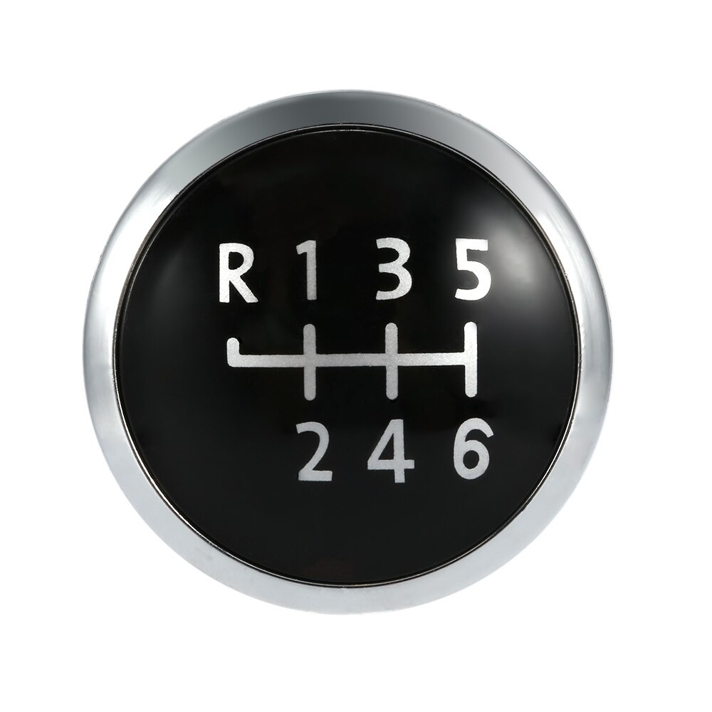 Kkmoon 5- växlad växelknopp märke emblem lock knopp lock byte för vw  t5 transporter 2003: Grå