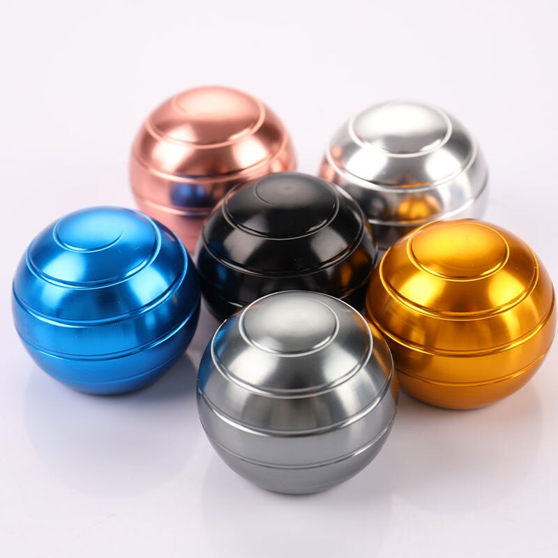 38Mm Desktop Decompressie Roterende Sferische Gyroscoop Bureau Fidget Speelgoed