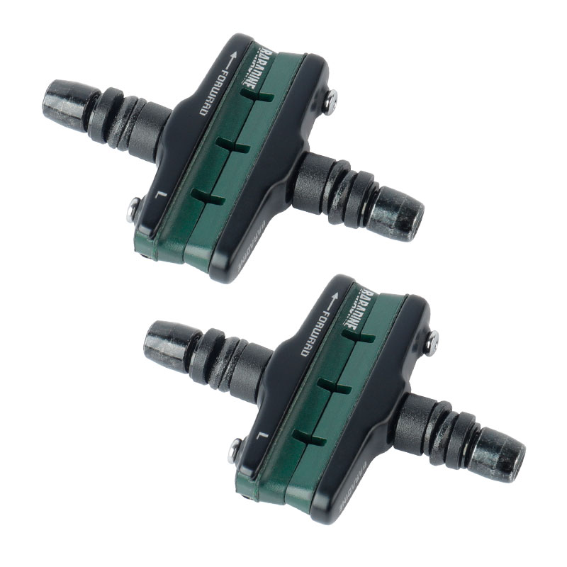 Baradine Ceramics Rims V-Brake Blocks BMX Folding Bicycle Brak Pad Linear Pull Friction Wheel Brake Replaceable Compound Inserts: 470CV-4F Black 2P