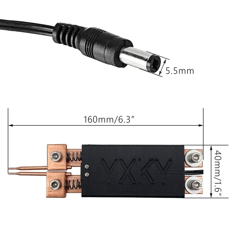 JHD-DIY Spot Lasser Pen Geïntegreerde Type Spot Lassen Pen Automatische Trigger Las Machine Accessoire
