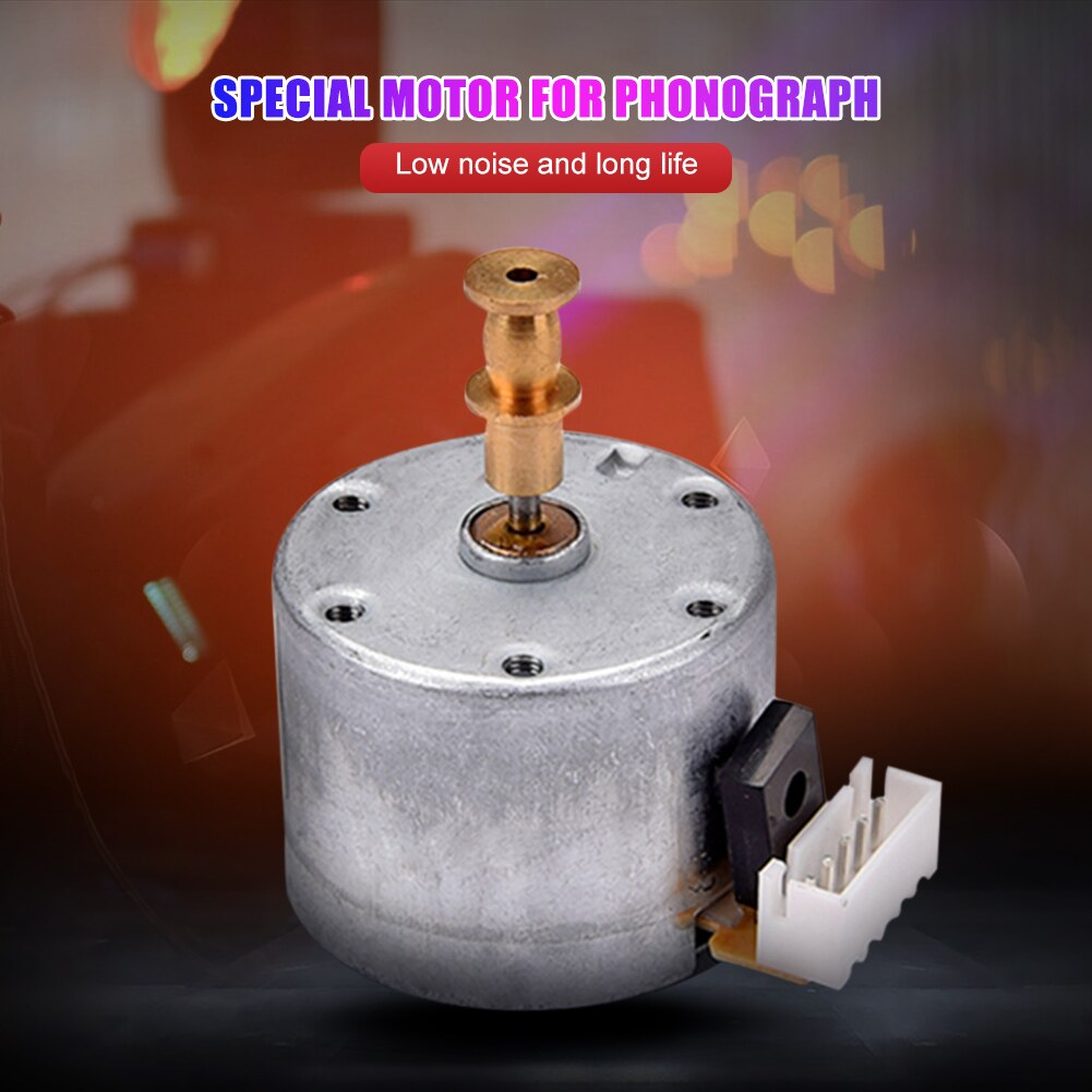 Hardware Instruments Phonograph Motor Gramophone Replacement Vinyl Record Players Musical Voice Parts 6-12V Practical Metal