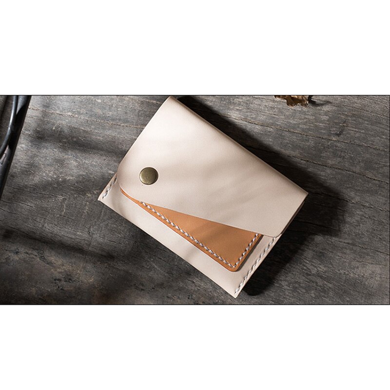 DIY Sewing Pattern Small Wallet Kraft Paper Template Purse Drawing Paper Pattern Leather Card Storage Bag Sewing Drawing Stencil