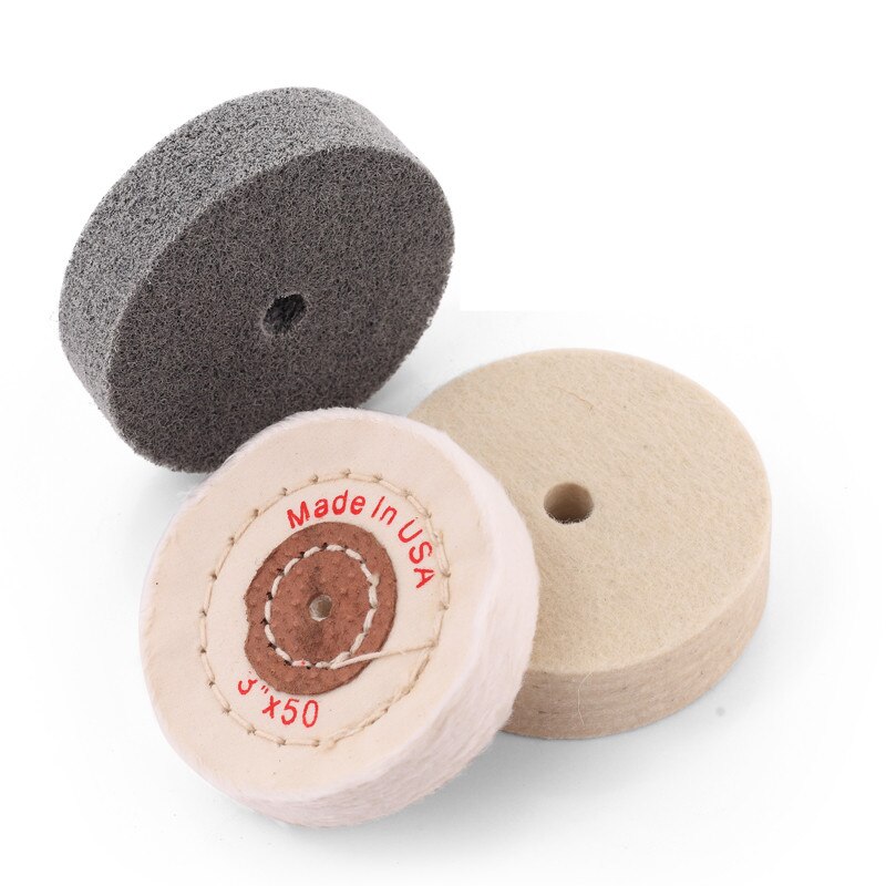 3 inch fiber wheel nylon polishing wheel table grinder small grinding wire wheel wool mirror polishing piece.