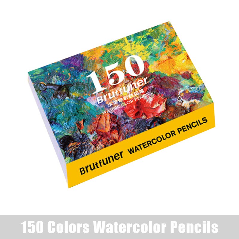 Kit de lápis de aquarela profissional para desenhos, lápis de cor 48/72/120/150/180, para pintura e desenho de crianças, material de arte: 3