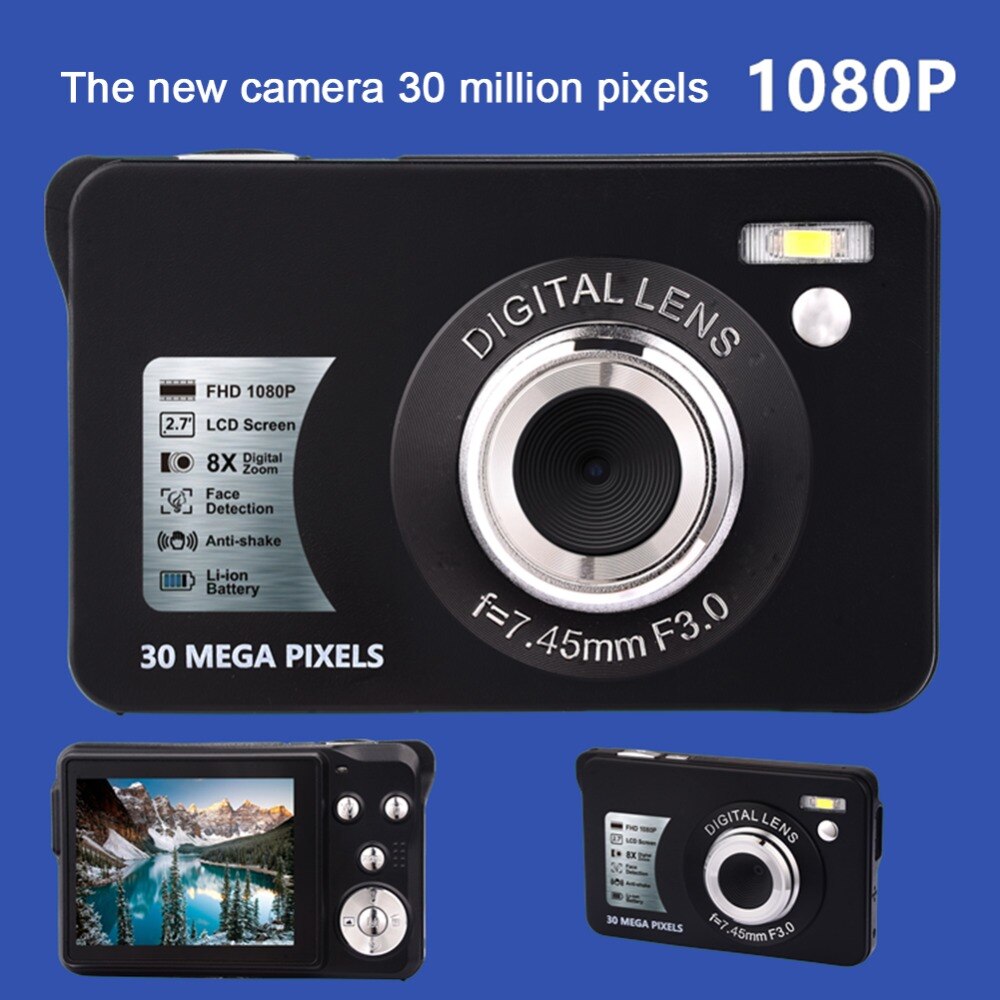 Hd 720P Video Camera Professionele Digitale Camcorder 2.7 Inch 30MP High Definition Abs Fhd Dv Camera