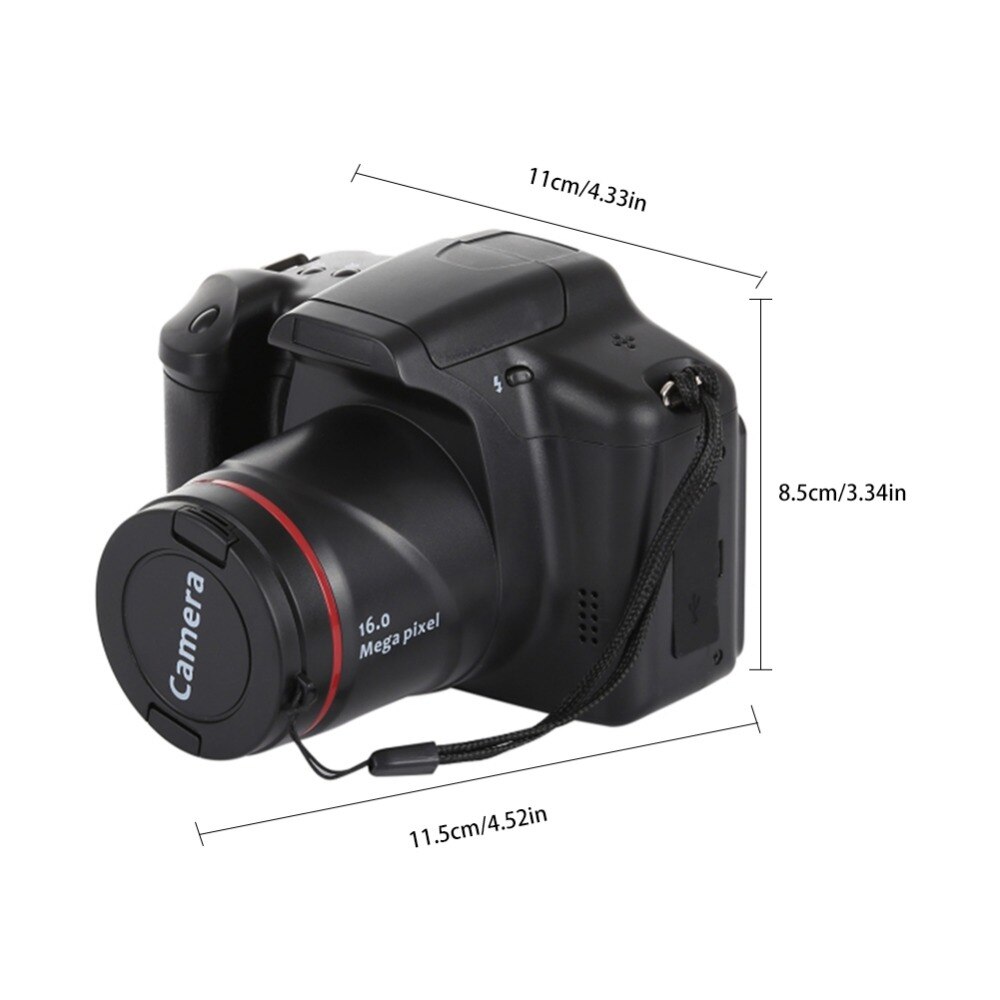 Draagbare Digitale Camera Mini Camcorder Full Hd 1080P Video Camera 16X Zoom Av Interface 16 Megapixel Cmos Sensor Foto vallen