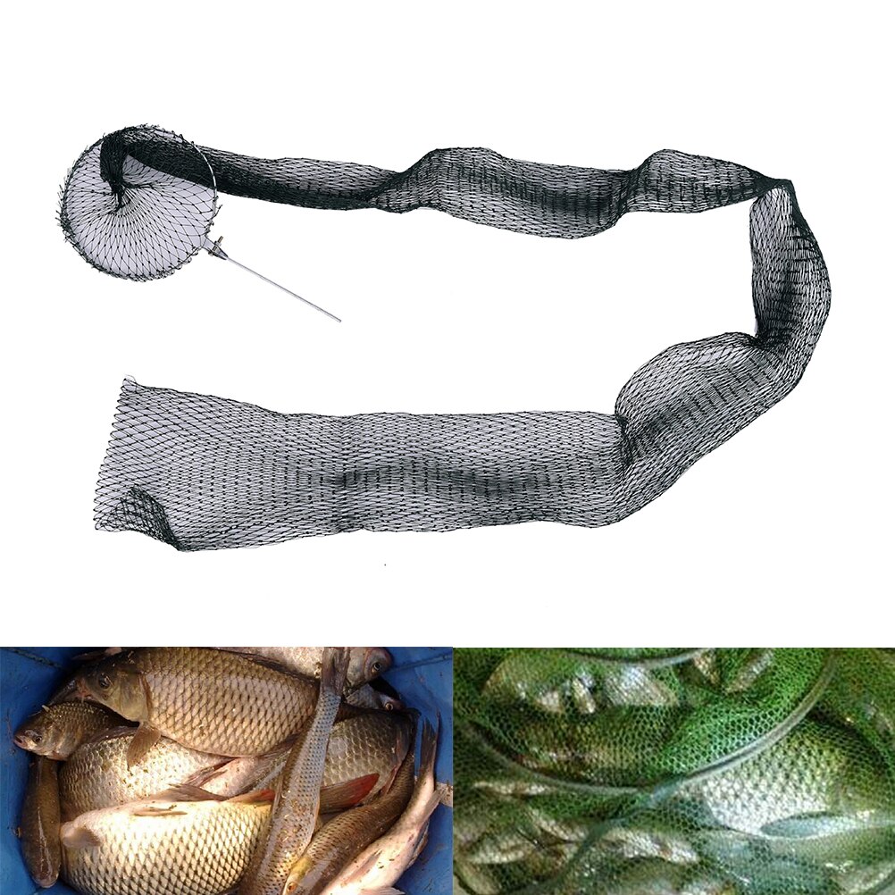 Fiskeredskap bärbar fiskbur liten snabbtorkande vikta fiskenät redskap