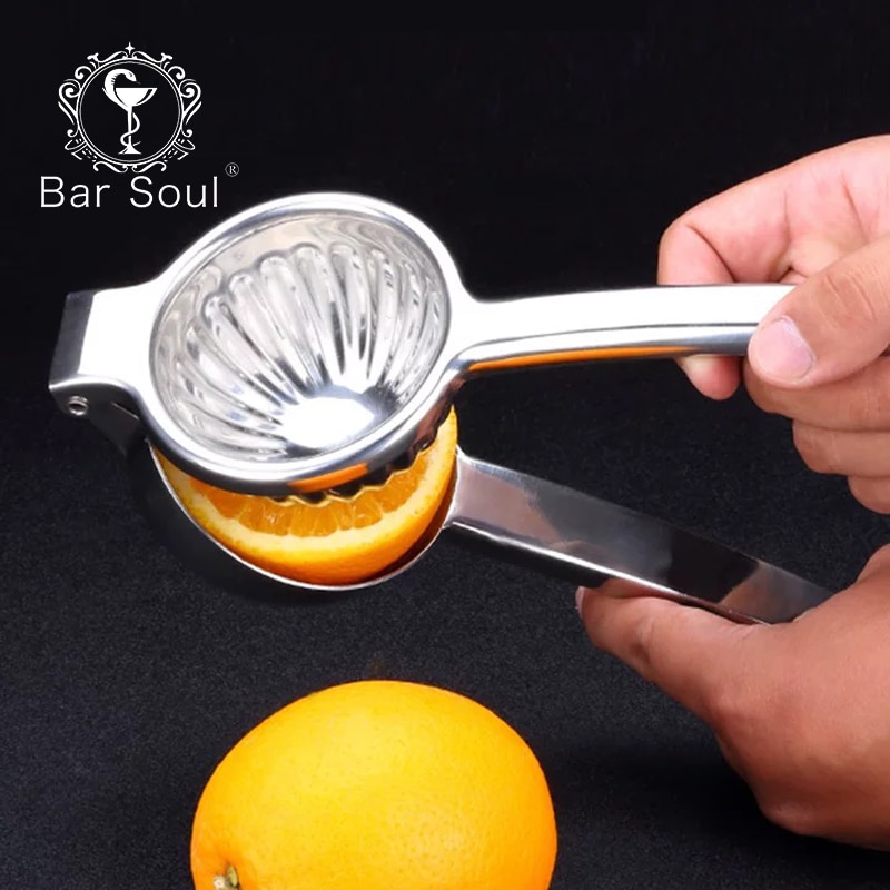 Bar soul citronpresser 304 rustfrit stål forbedret juicer kraftig manuel appelsinpresser juice presseværktøj