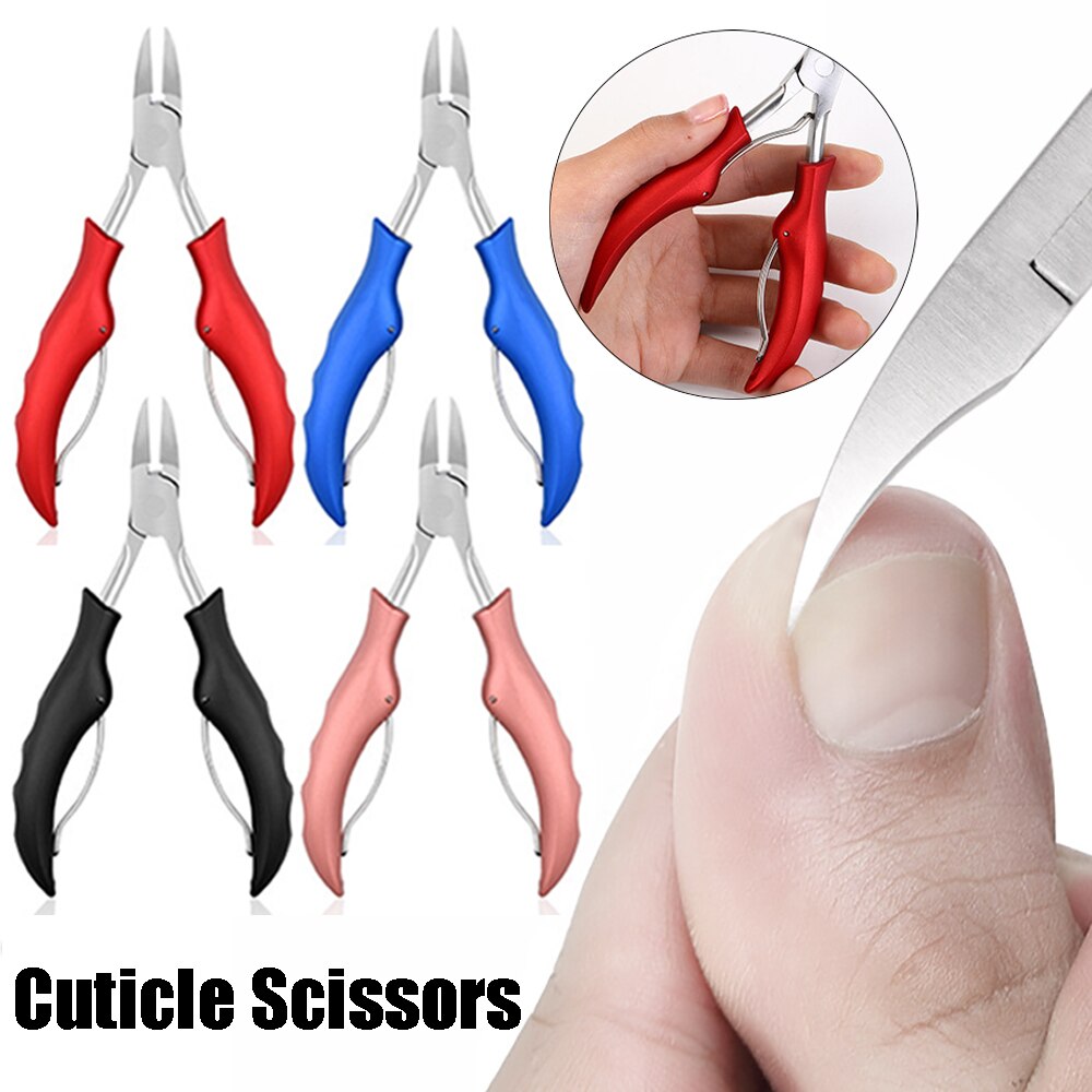 Nail Correction Nippers Ingrown Toenails Paronychia Dead Skin Dirt Remover Cuticle Scissors Nail Podiatry Cutter