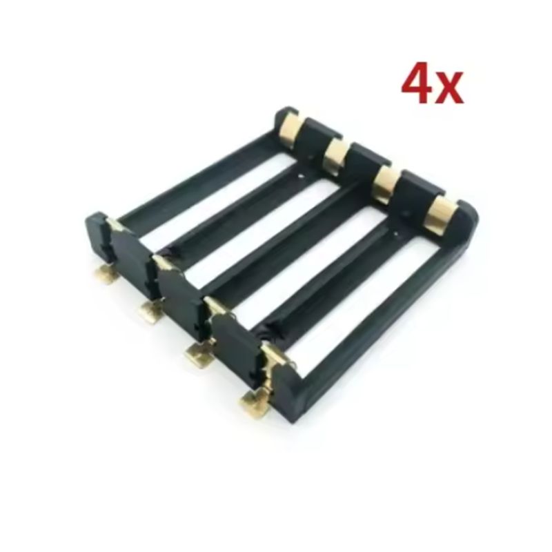 1x 2x 4x 18650 smt batterijhouder 18650 3.7v batterijbox opbergdoos container powerbank met bronzen pinnen: Groente