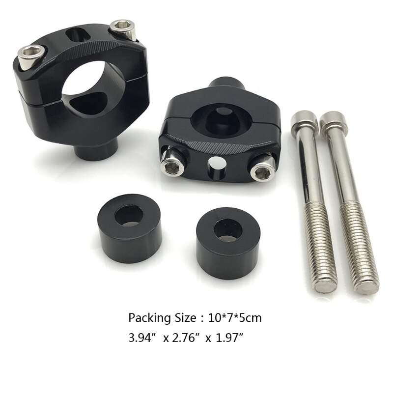 CNC Off Road Motorcycle Handlebar Mount Clamp Lifter Bar Clamps Riser Handlebar risers Adapter for 390 690