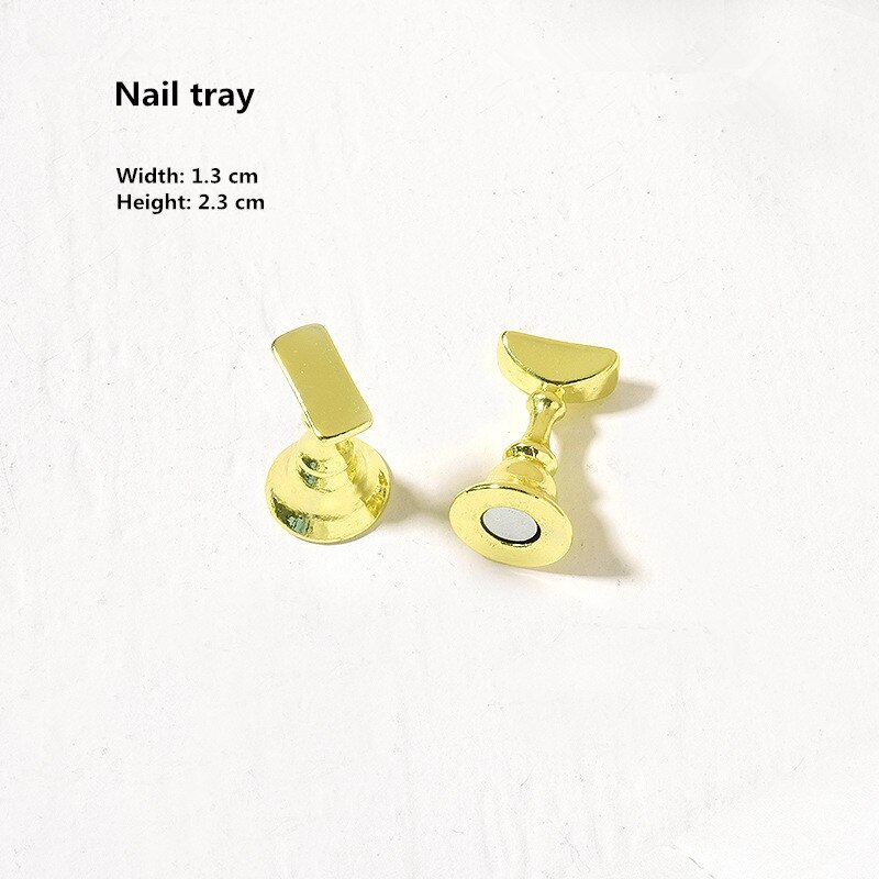 Nagel Schach Bord Halfter Stück ziehen Kristall Basis Lotus Metall Finger Unterstützung Schüler Praxis Ständer Anzeige Sitz Halfter: Nagel Tablett