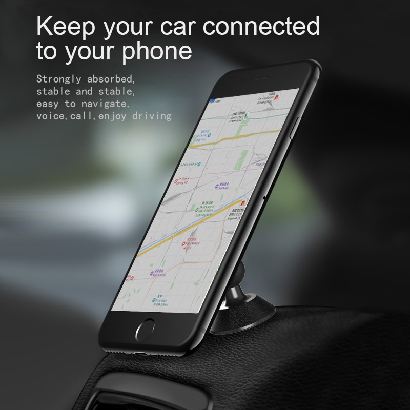 Car Phone Holder Magnetic Universal Magnet Phone Mount for iPhone X Xs Max Samsung in Car Mobile Cell Phone Holder Stand