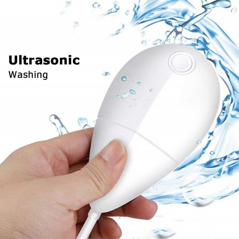 Mini Ultrasonic Vibration Washing Machine, Ultrasound Laundry Cleaning for Stains on Clothes, Jewelry, Glasses, Vegetables
