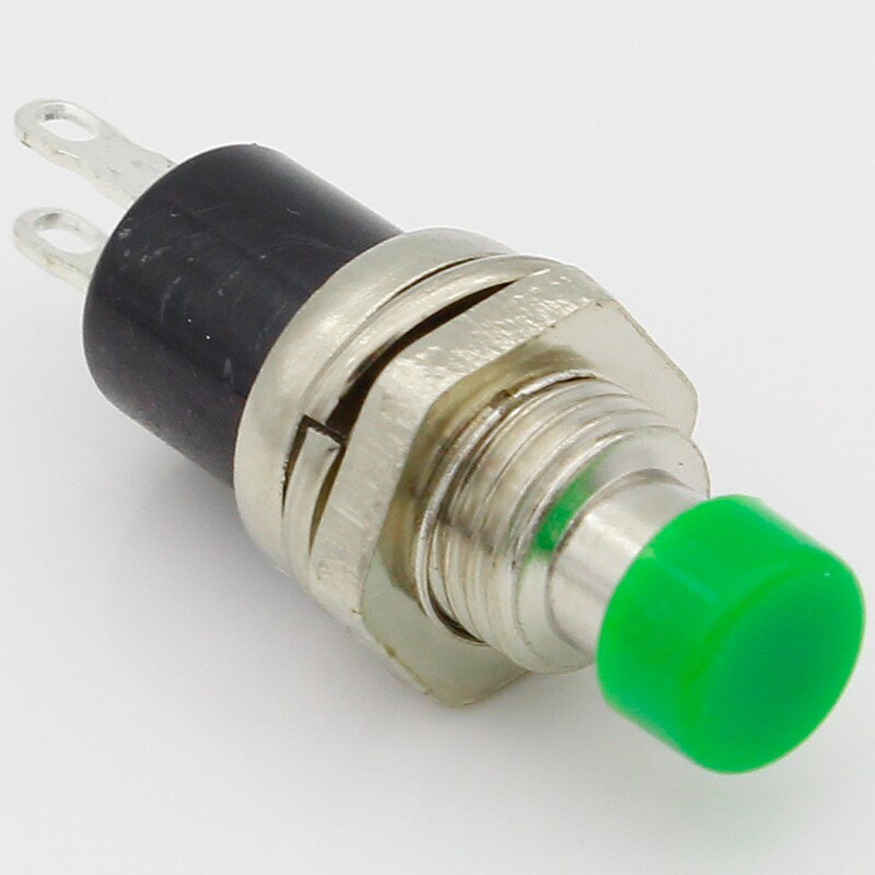 12pcs 7mm Momentary Push button Switch PBS-110 Press the reset switch Momentary On Off Push Button Micro Switch Normally Open NO