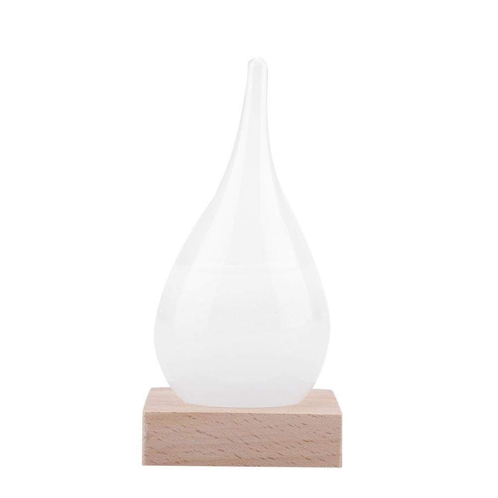 verre tempête en forme de goutte tempête verre bouteille bureau Station météo météo prédicteur météo prédicteur décor à la maison