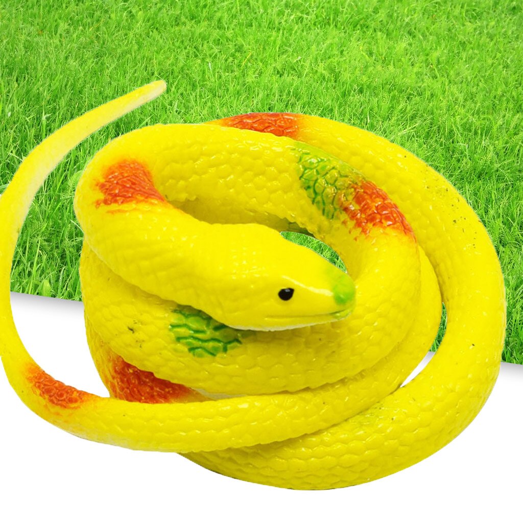 Education For Kids Fun Learning Toys For Children Rubber Snake Toys Snakes Party Bag Fillers Halloween Prop Joke Soft W909: Chocolate