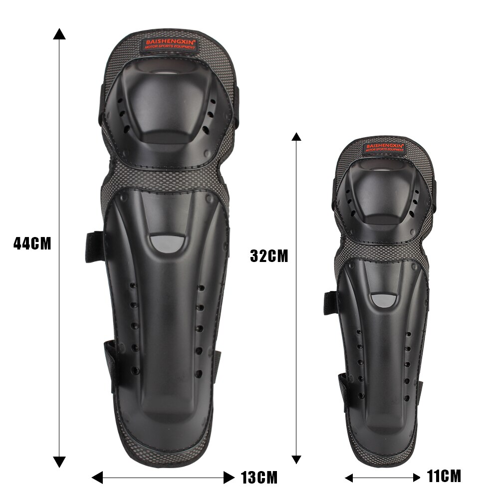 4pcs/set Riding Protective Gears Motorcycle Accessories Motocross Skating Protectors Knee Elbow Protective Pads