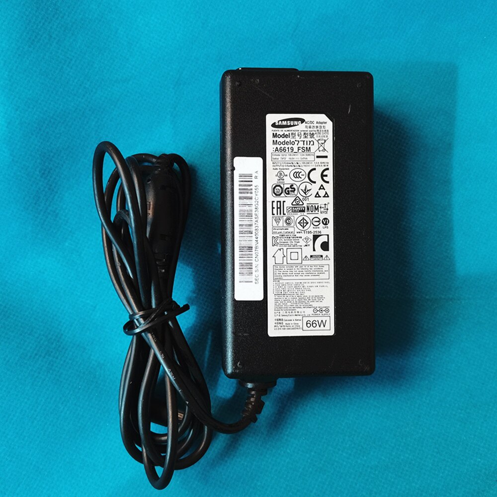 A6619-FSM 19V 3,474 A 66W BN44-00837A AC Adapter Netzteil Ladegerät Für Samsung UE32J5205AK UE32J5200AW UE32N5300AK UN32J5205A