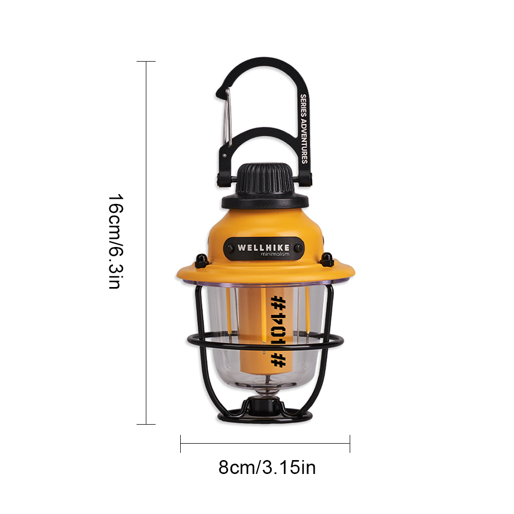 LED Outdoor Vintage Campinglamp Traploos dimmen Draagbare sfeerverlichting 30 uur Max. looptijd voor buitentuin Straatpad Gazon
