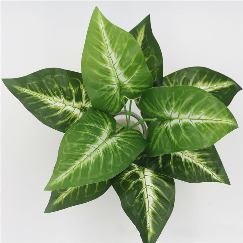 1PCS Artificial Plant Realistic Faux Green Plant Artificial Greenery Home Decor Table Decors