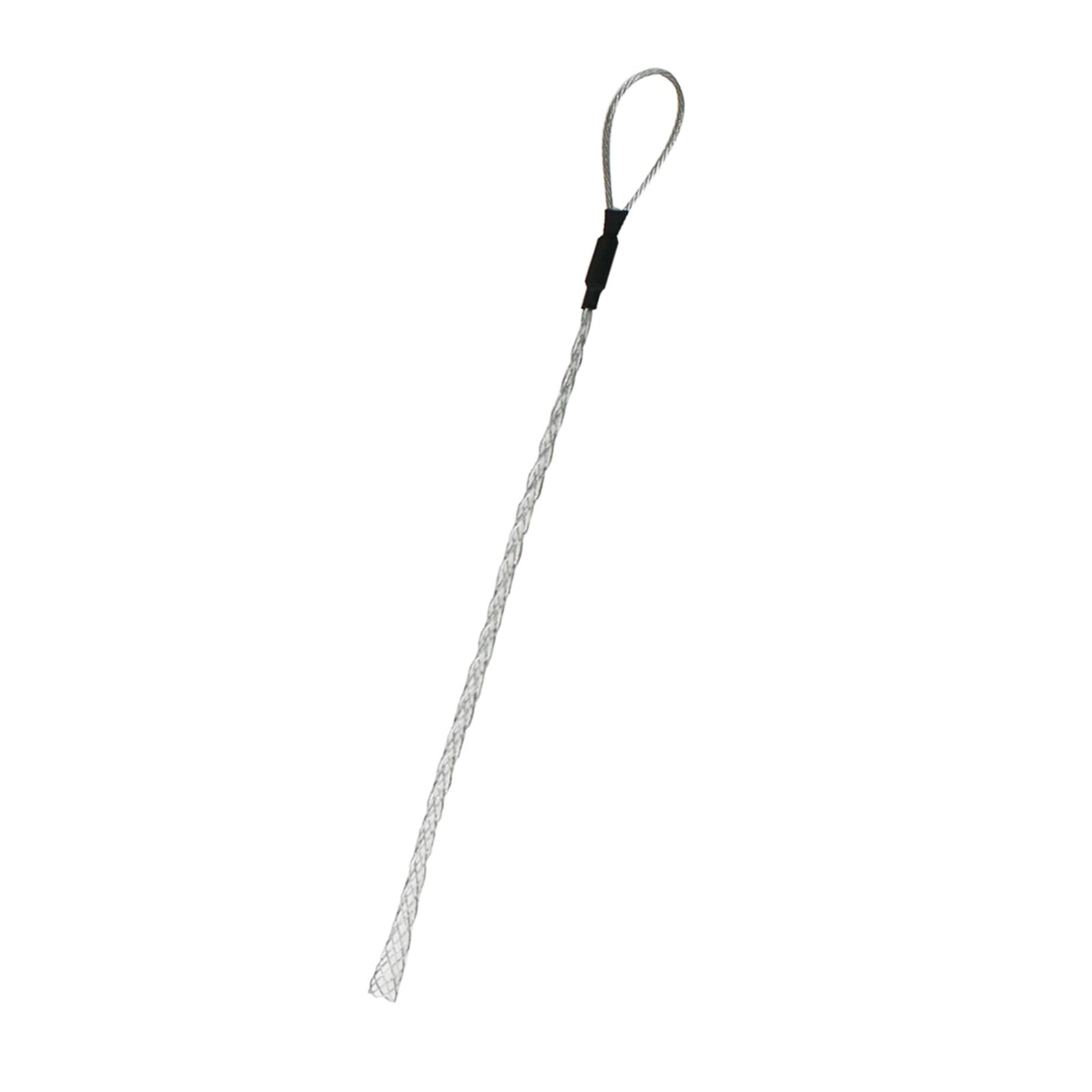 6 farbe Kabel Ziehen Socken Griffe Stahl Verzinktem Gittergewebe Abzieher Werkzeuge Zubehör Antislip Rohr Leitung Netz Abdeckung Für 4-25mm: Schwarz (6-9mm)