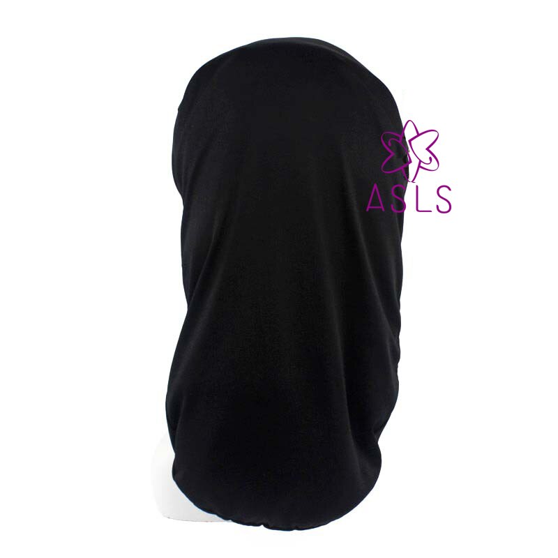 Unisex Open Back Spandex Strong Elasticity Dreadlocks Cap Beanie Hat Men Women Slouch Hat Long Cylinder Sleep Cap