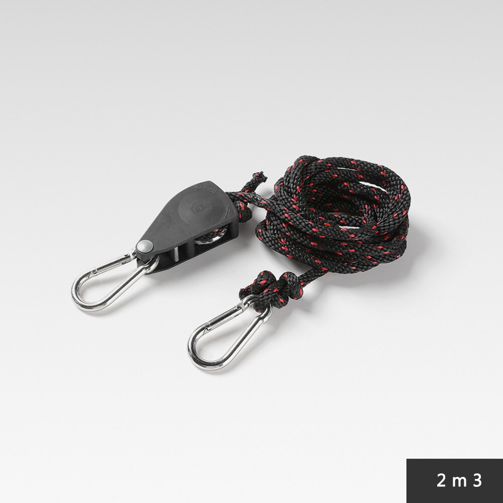 Tent Wind Touw Gesp Camping Tent Luifel Touw Katrol Ratchet Hangers Spanner Rvs Nylon Camping Tool: 2.3m