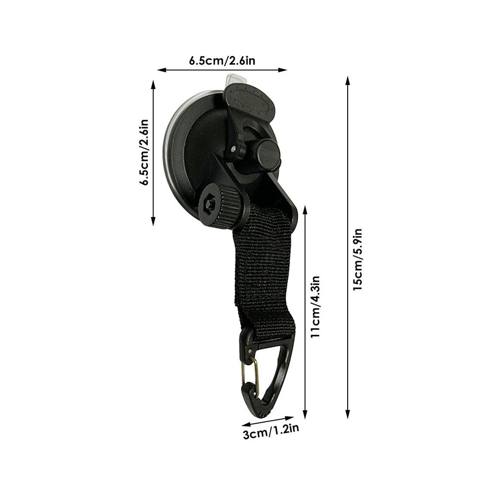 Ventouse pour auvent de voiture, lot de 4 pièces, puissante, facile à installer, universelle, réutilisable, ABS, bureau, maison, avec crochet de fixation