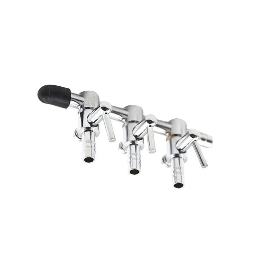 Aquarium Air Flow Pipe Fishtank Air Regulator Valve Oxygen Pump Air Flow Stainless Steel Tube