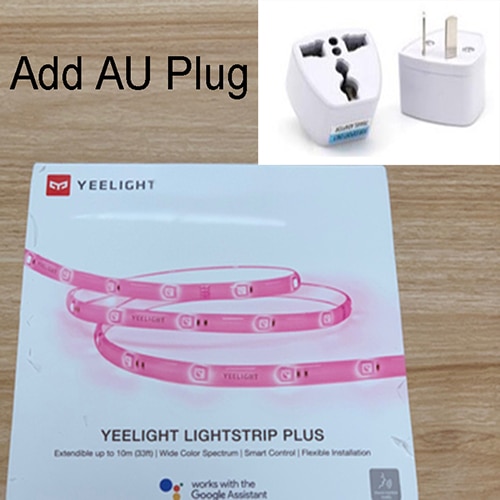 Yeelight RGB LED 2M Smart Light Strip Smart Home for Mi Home APP WiFi Works with Alexa Google Home Assistant 16 Million Colorful: Add AU Plug