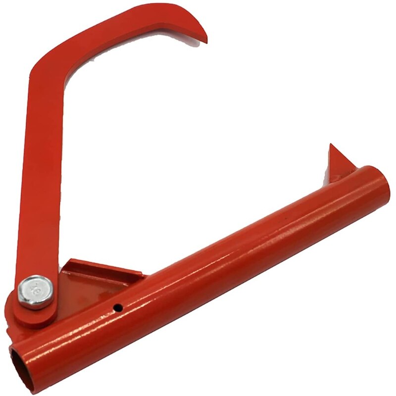 G5AB Indispensable 46cm Forestry Multitool Roller Logging Po-le Garden Backyard Elevator Log Heavy Anti-rust Oblique Hook