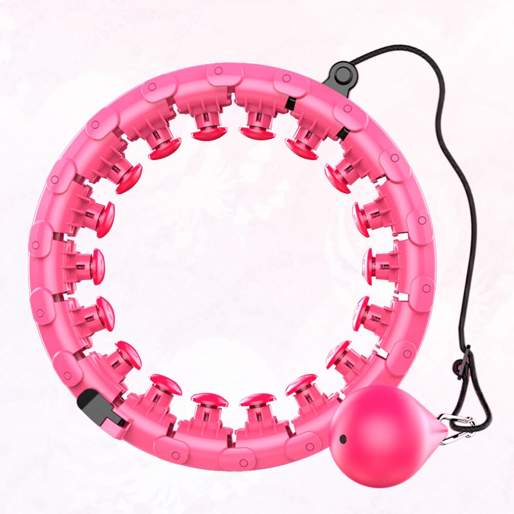 1PC Practical Convenient Abdomen Slimming Hoop Adjustable Fitness Hoop for Lady Madam