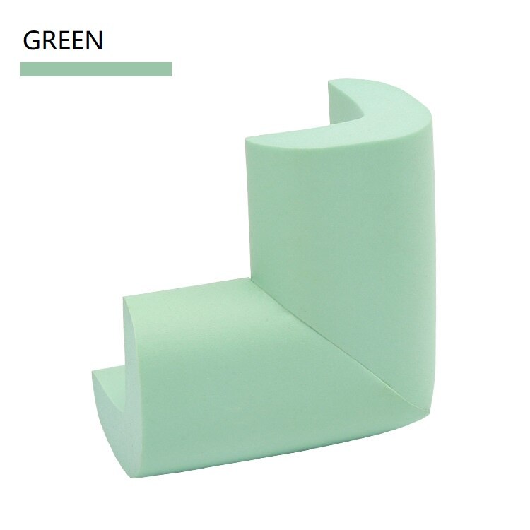 12 pièces Table coin protecteur Anti-collision Angle anti-dérapant épaissir Table coin Double face colle plus épaisse sécurité bébé protecteur: L-Green
