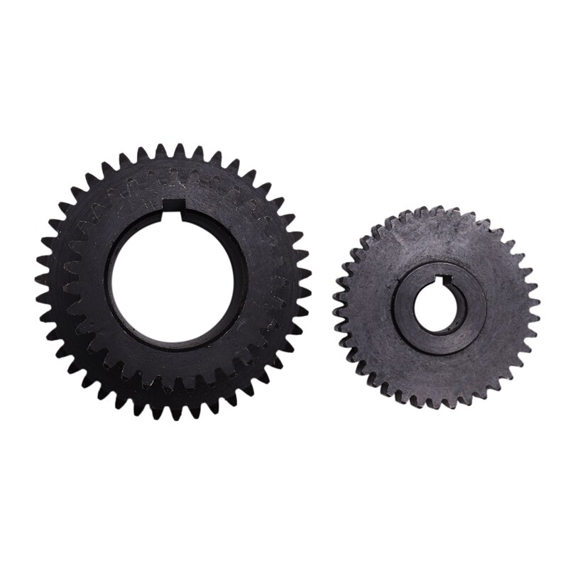 2 stk høj og lav sortfarvning (rustfast) drejebænk hovedaksel transmission hastighed gear  cj0618 tænder  t43 xt 31 t30 xt 18