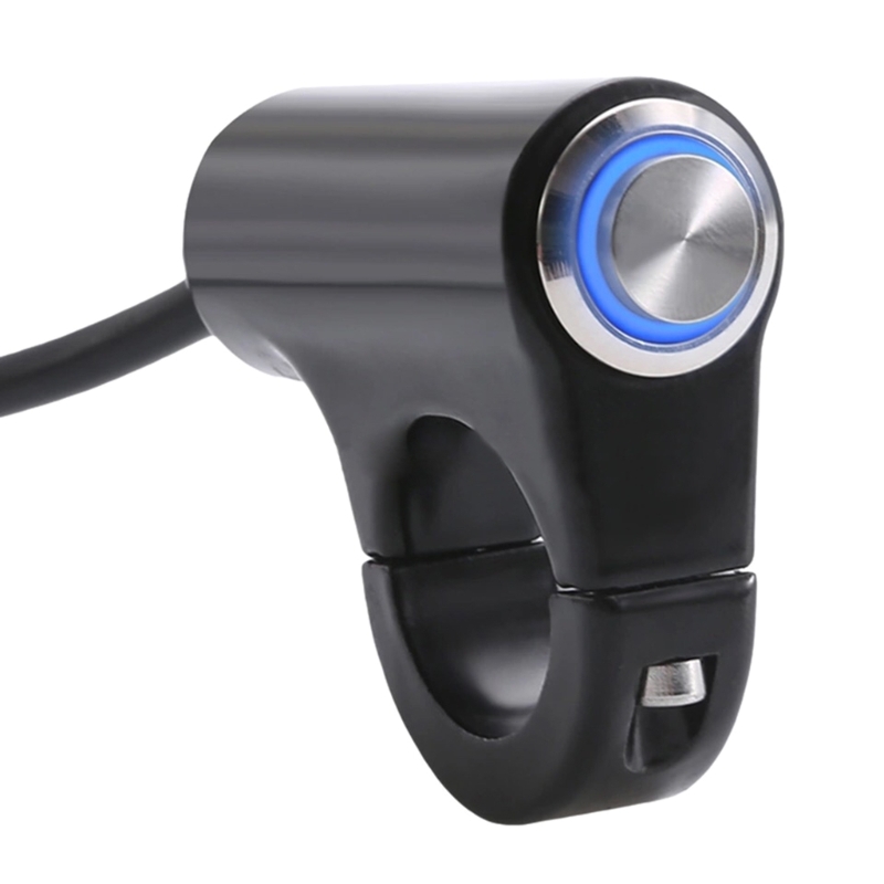 Motorrad Lenker Schalter Auf aus drücken Taste Schalter Motorrad stimmen Teil 22mm 7/8'' Universal- J60F