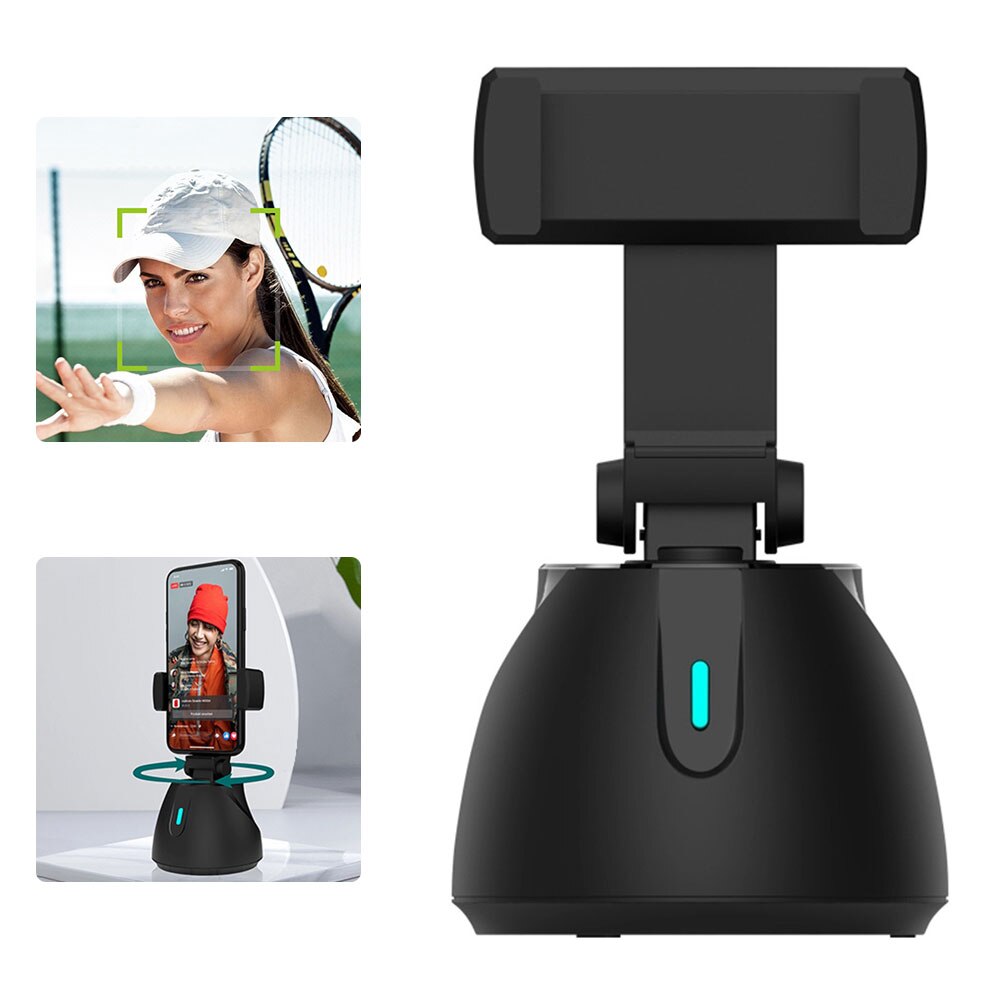 360 Rotation Face Tracking Selfie Stick Tripod All-In-One Object Tracking Holder Camera Gimbal For Photo Vlog Live Video Record