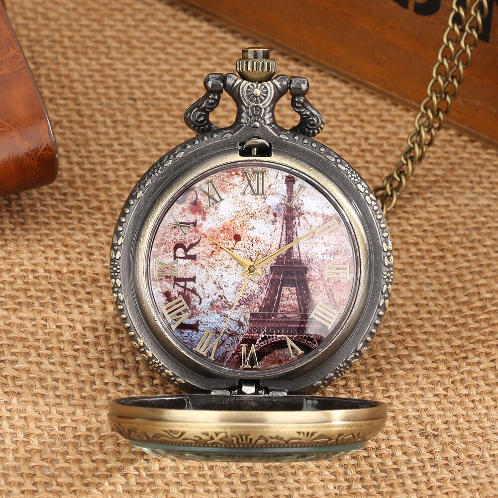 Antieke Open Gezicht Zakhorloge Mannen Vrouwen Quartz Ketting Klok Met Romeinse Dial Accessoire Unisex Prachtige Reloj De Bolsillo