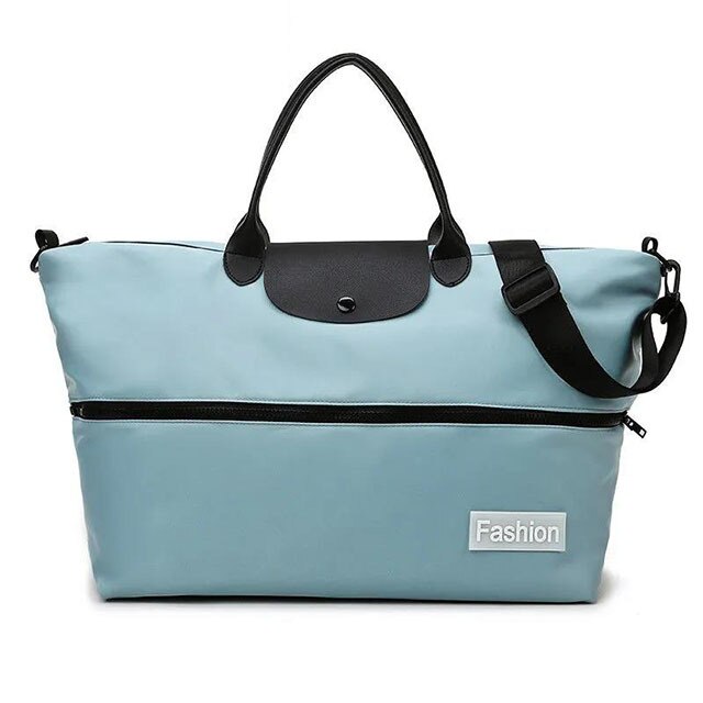 Waterdichte Droog Nat Scheiding Sporttas Vrouwen Fitness Yoga Mat Mannen Training Hand Tas Zwemmen Crossbody Outdoor Sport Tassen: Licht Groen