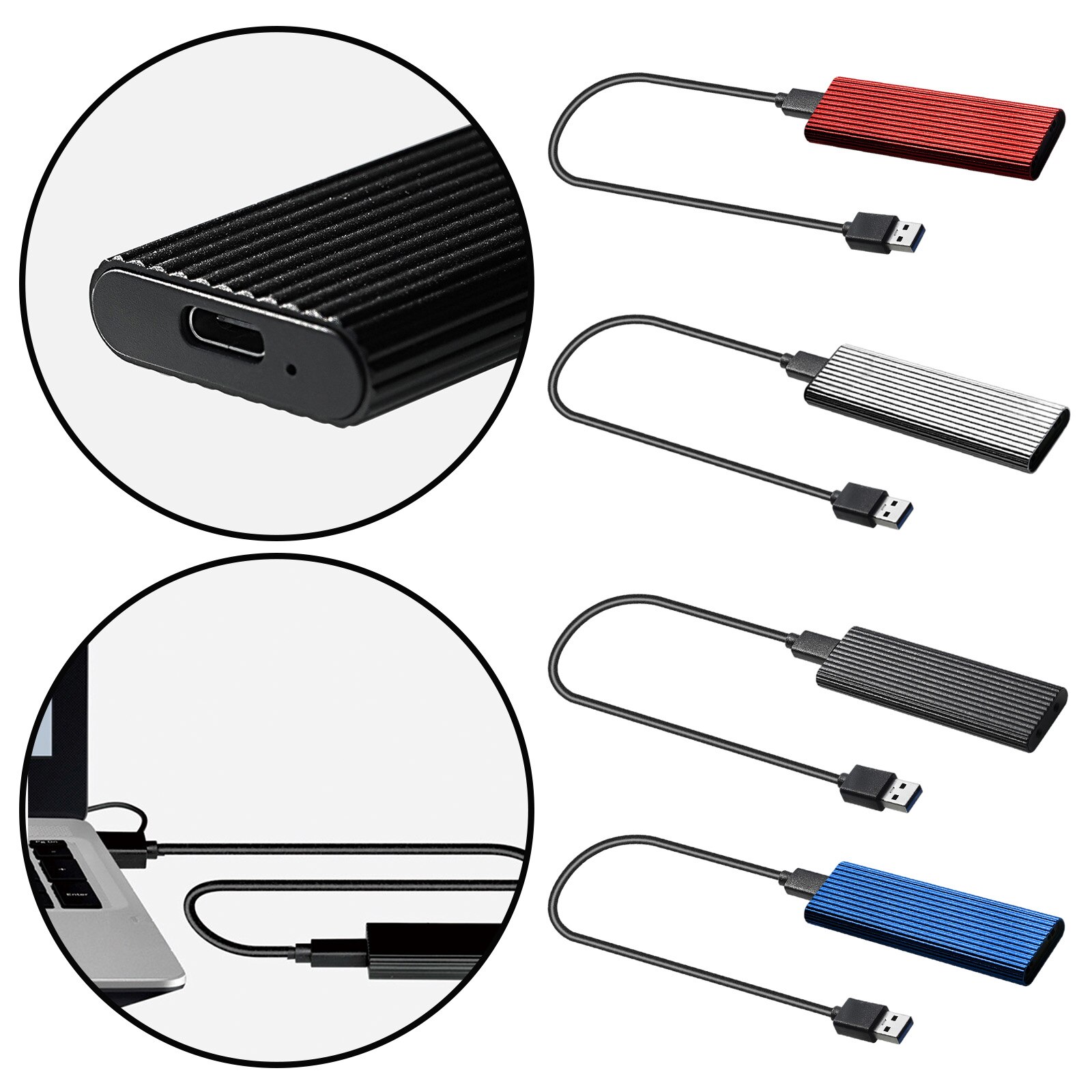 M.2 NGFF SSD SATA a USB 3,0 externo lector SSD recinto convertidor caja de almacenamiento de 6Gbps de apoyo UASP herramienta portátil