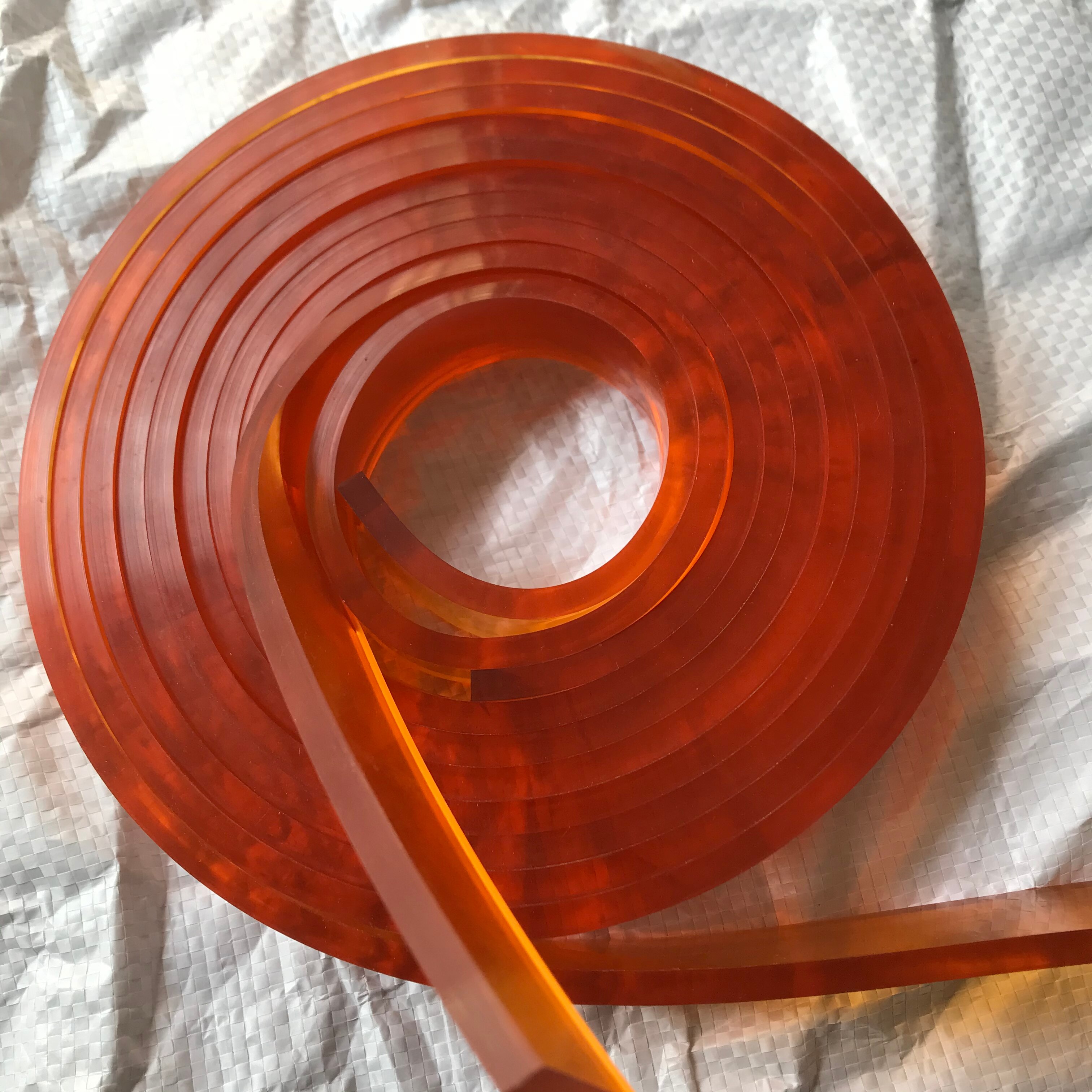 25mm*5mm*4000mm! Screen Printing Flat Squeegee Rubber Blade_85A Durometer