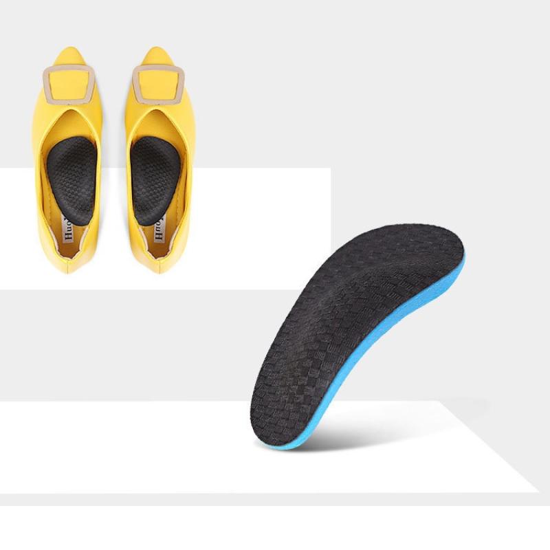 2 STKS EVA Zachte Platte Steunzool Half Pad Voor Sport Verlichten Voetpijn En Verbeteren Houding Voor Sportkleding Schoen Insert Accessorie