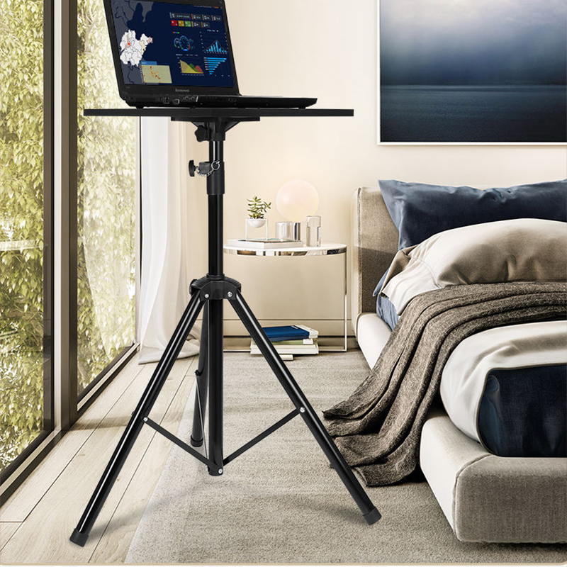 Soporte portátil para ordenador portátil de 1,8 M, escritorio plegable para ordenador, altura ajustable, trípode estable, mesa de estudio de discurso para cama, sofá de pie
