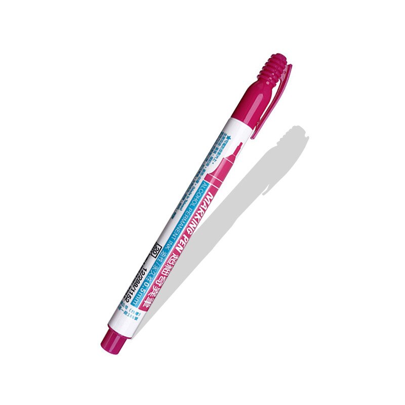 Rotulador Simbalion 0,5, 12 colores, 800mm, tinta extrafina a Base de Alcohol, permanente en película, madera, tela, Metal y vidrio